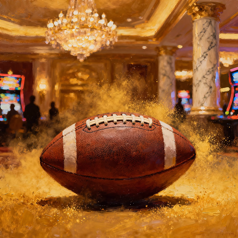 Rainbet Casino featuring a roulette wheel surrounded by coins and a glowing light.